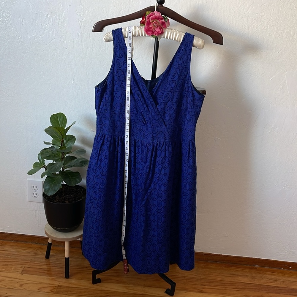 Vestido 👗azul rey de encaje